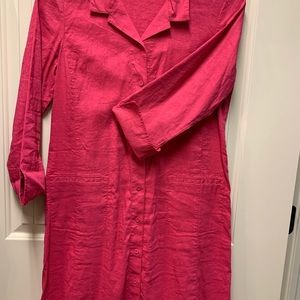 Eileen Fisher pink dress